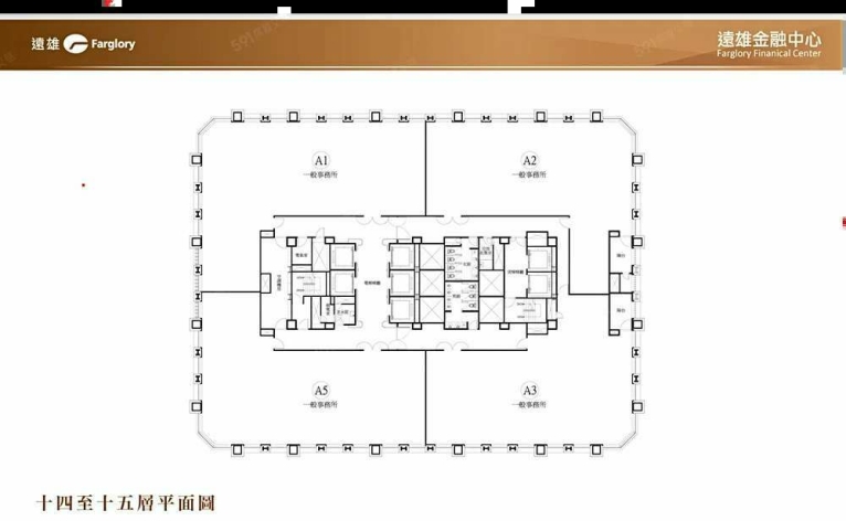 台北市政府MRT|遠雄國際金融中心挑高A級商辦14樓(第12張)