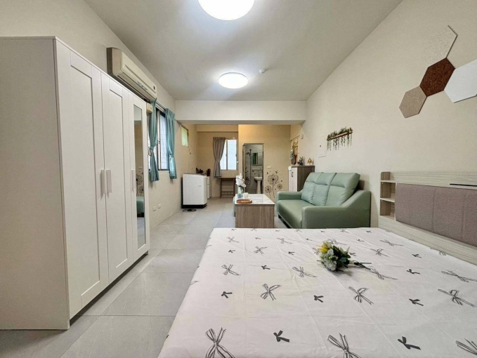 大空間舒適🎀台水電✨雙租補✅獨洗🔆頂樓曬衣間💖管理員（第4張）